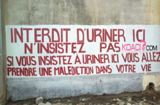 Côte d'Ivoire: Une église maudit toutes les personnes qui urinent  sur ses murs ! 